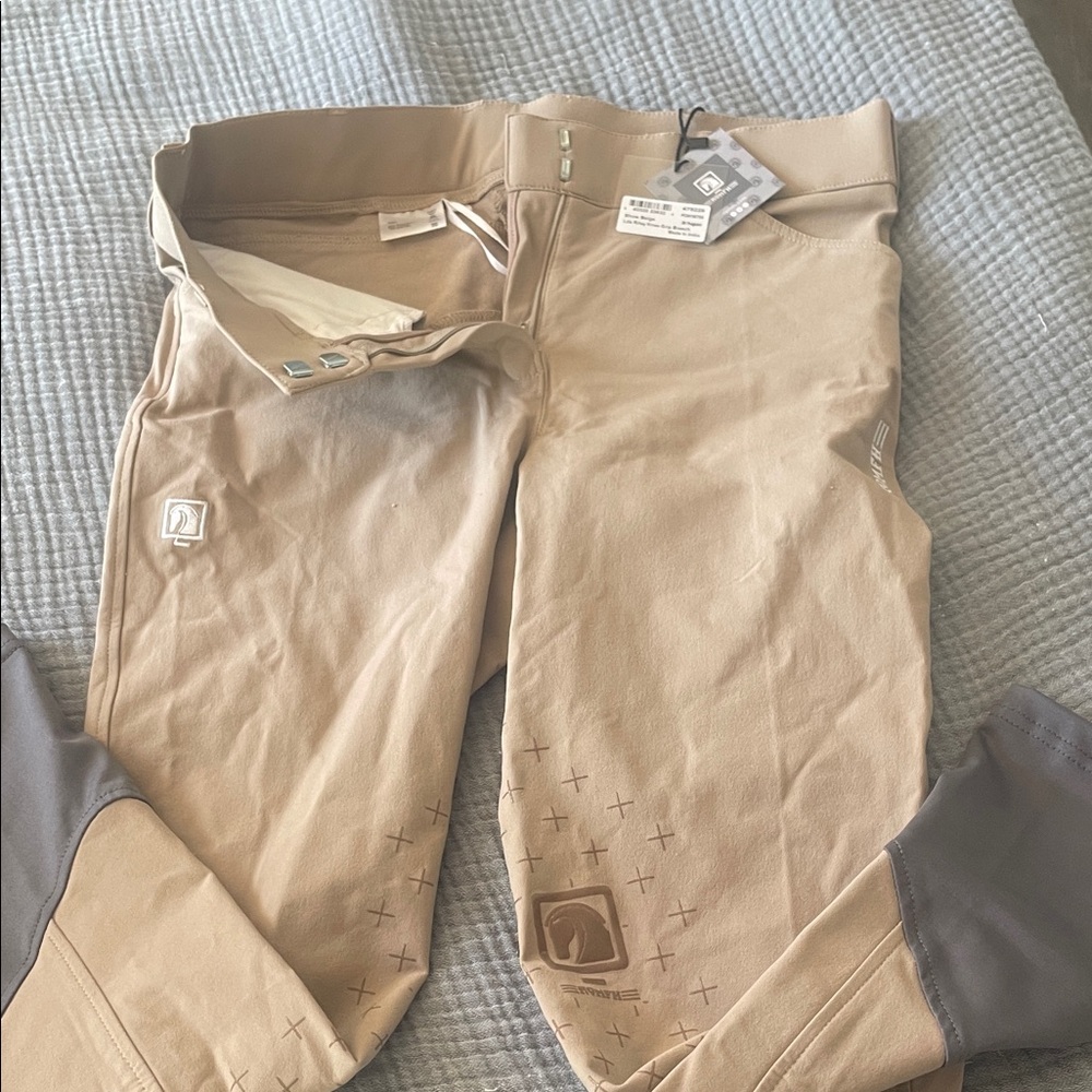 Romfh Beige Riley Knee Grip Breech